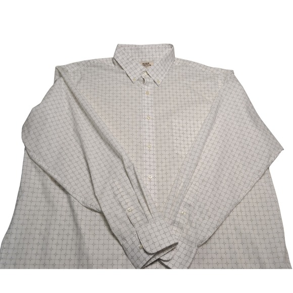 Blake Shelton Lands' End Mens 2XL Tall Long Sleeve Button Up Arrow Print - Picture 1 of 6